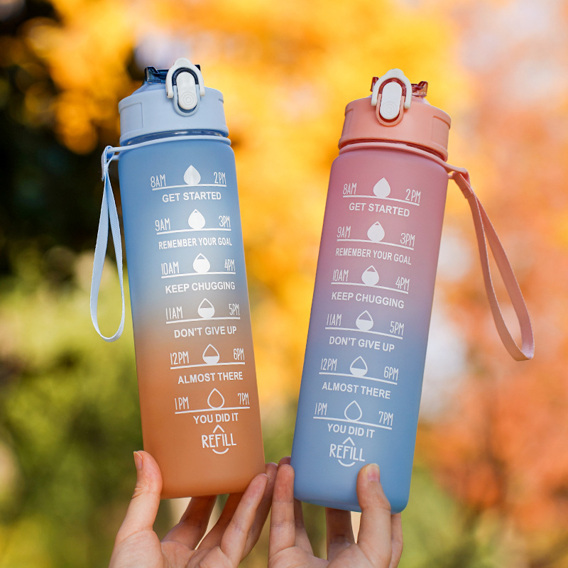 Smart Water Bottle Tracker - Tasse de sport en plastique résistante