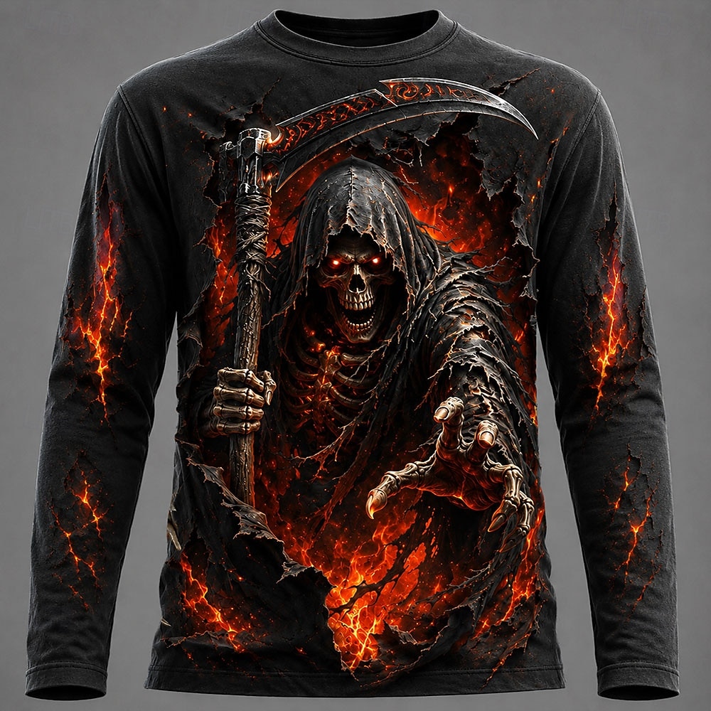 Electronic Gift - T-shirt à manches longues imprimé 3D