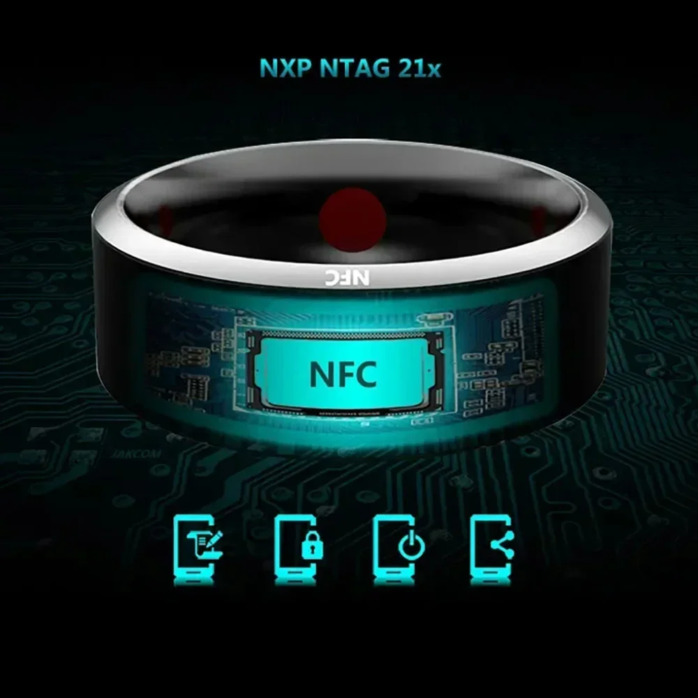 Nfc Tag Programmable - Anneau intelligent de contrôle NFC, nouveau
