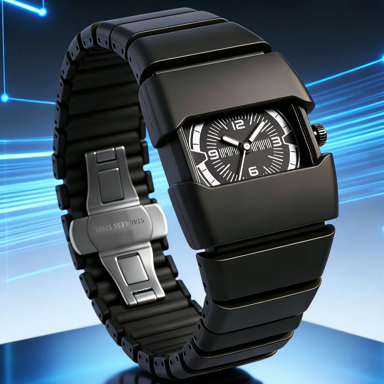 Electronic Gift - Montre numérique pour homme TOMI Fashion,