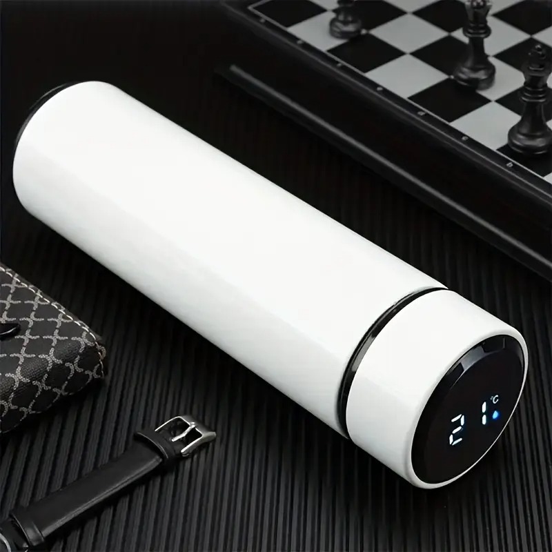 Smart Water Bottle Tracker - Tasse Thermos intelligente en acier inoxydable