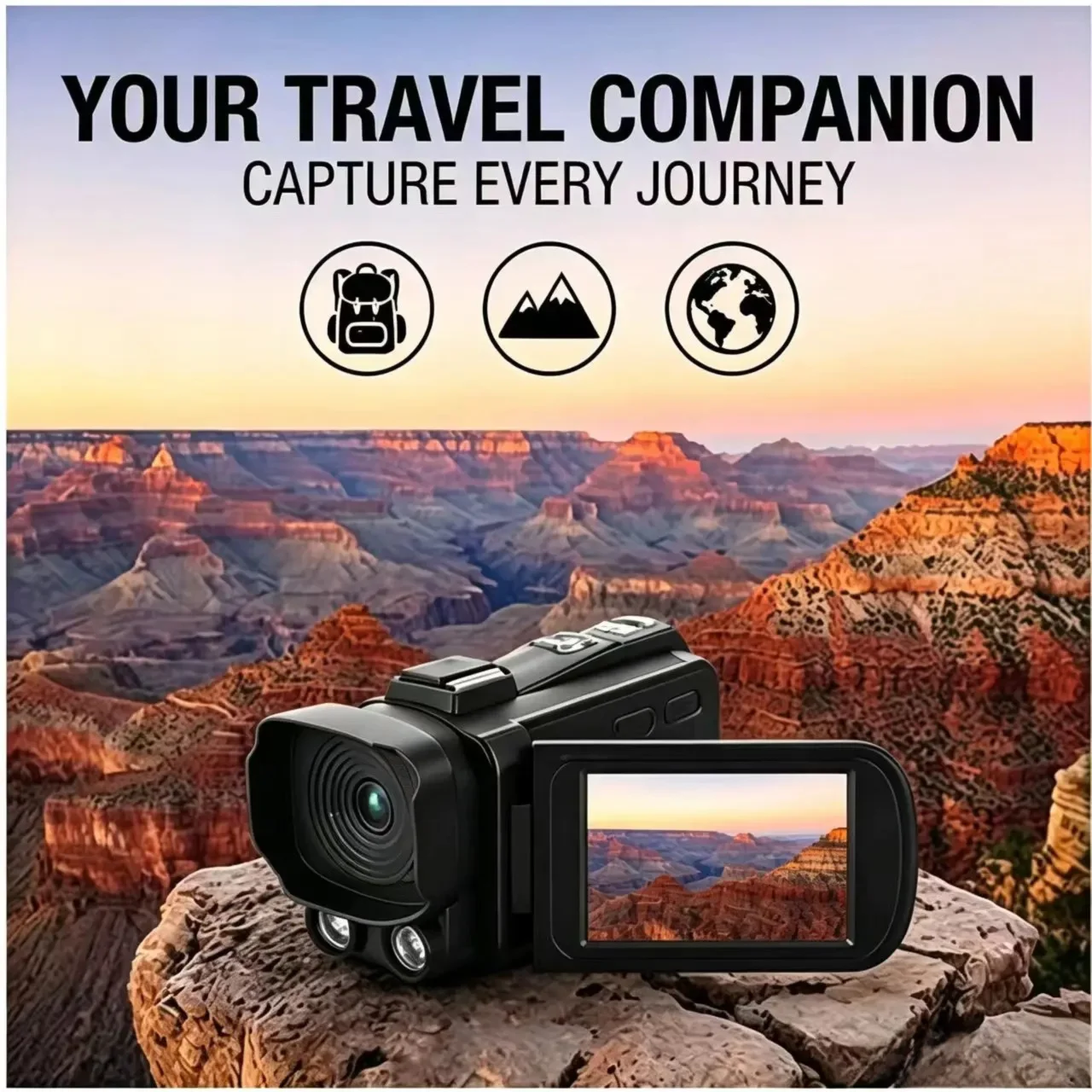 Electronic Gadgets For Home - Caméra numérique Full HD 1080P, caméscope,