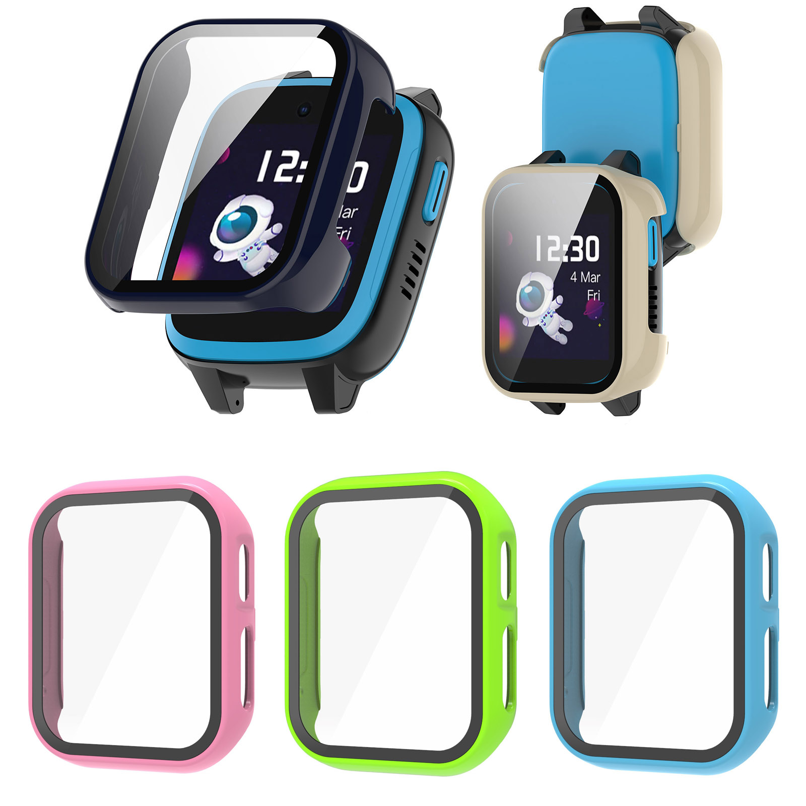 Smart Watch Kids - Coque de protection d'écran en verre