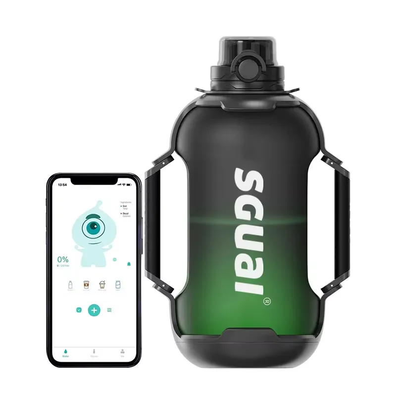 Smart Water Bottle Tracker - 【CHIMU HOME】Bouteille d'eau intelligente Tritan de