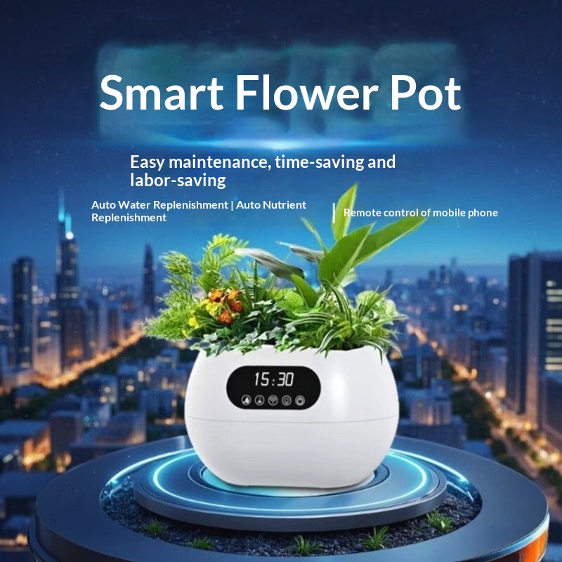 Electronic Gift - Pot de fleurs intelligent AI, arrosage