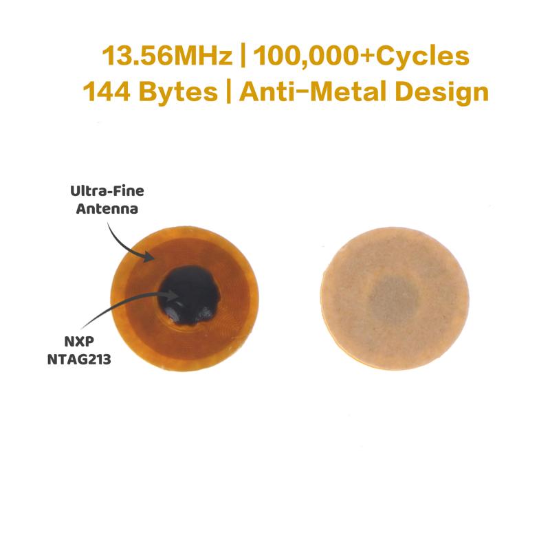 Nfc Tag Programmable - Étiquettes NFC programmables NXP NTAG213, autocollants