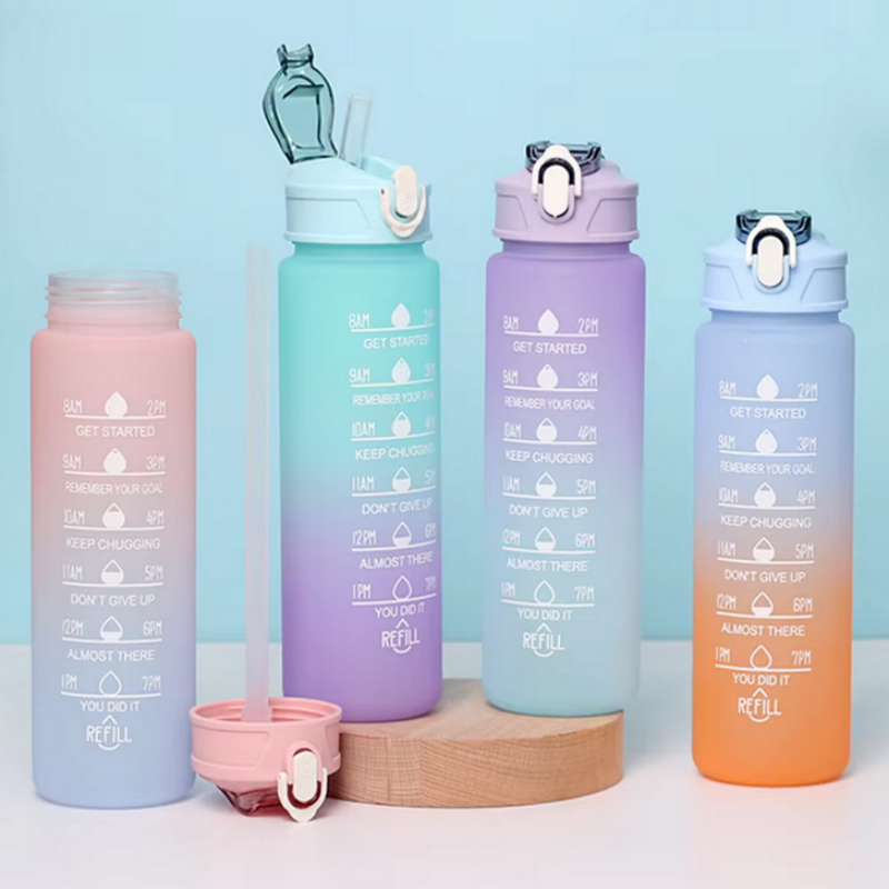 Smart Water Bottle Tracker - Bouteille d'eau de sport avec paille
