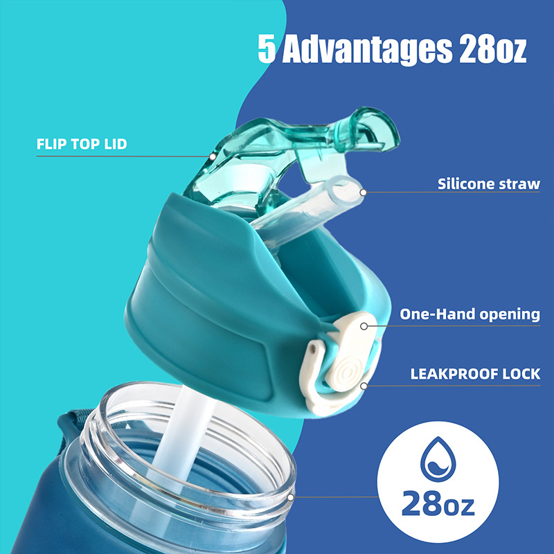 1 pièces offre spéciale 750ML  - Smart Water Bottle Tracker avis et prix