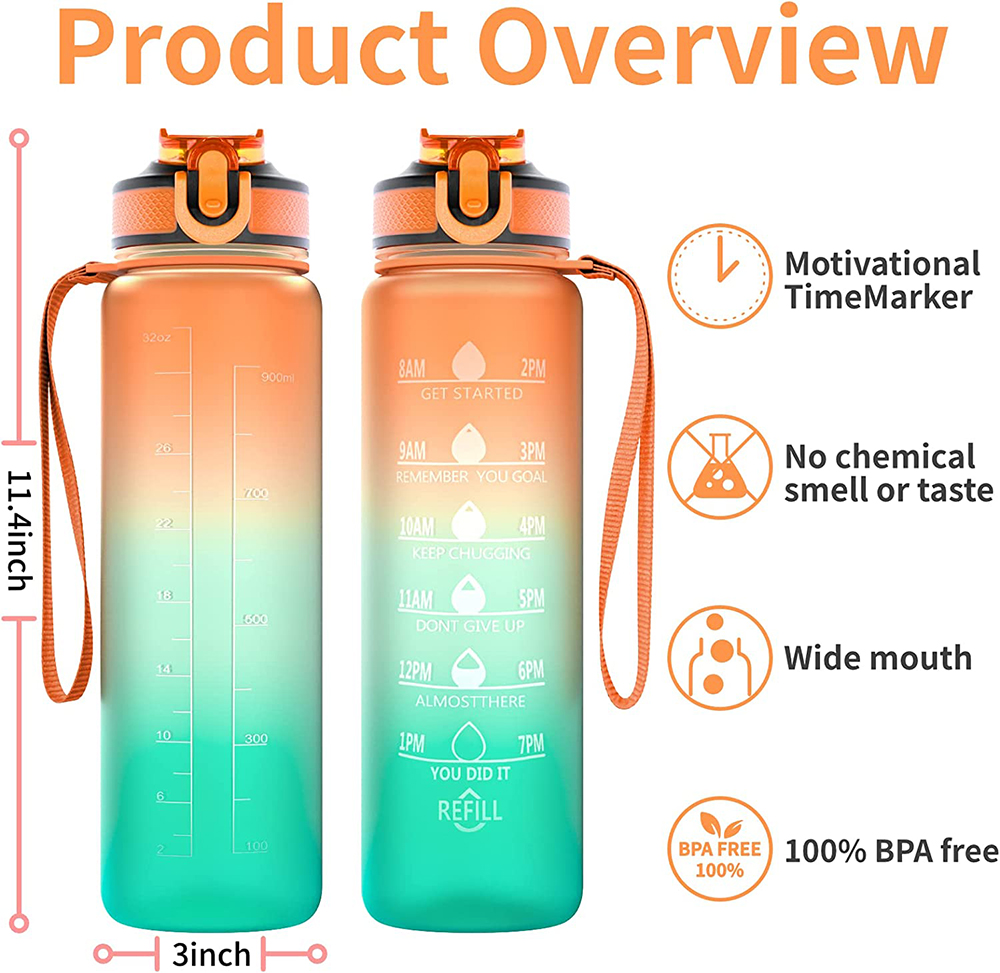 Bouteille d'eau de sport de mo - Smart Water Bottle Tracker avis et prix