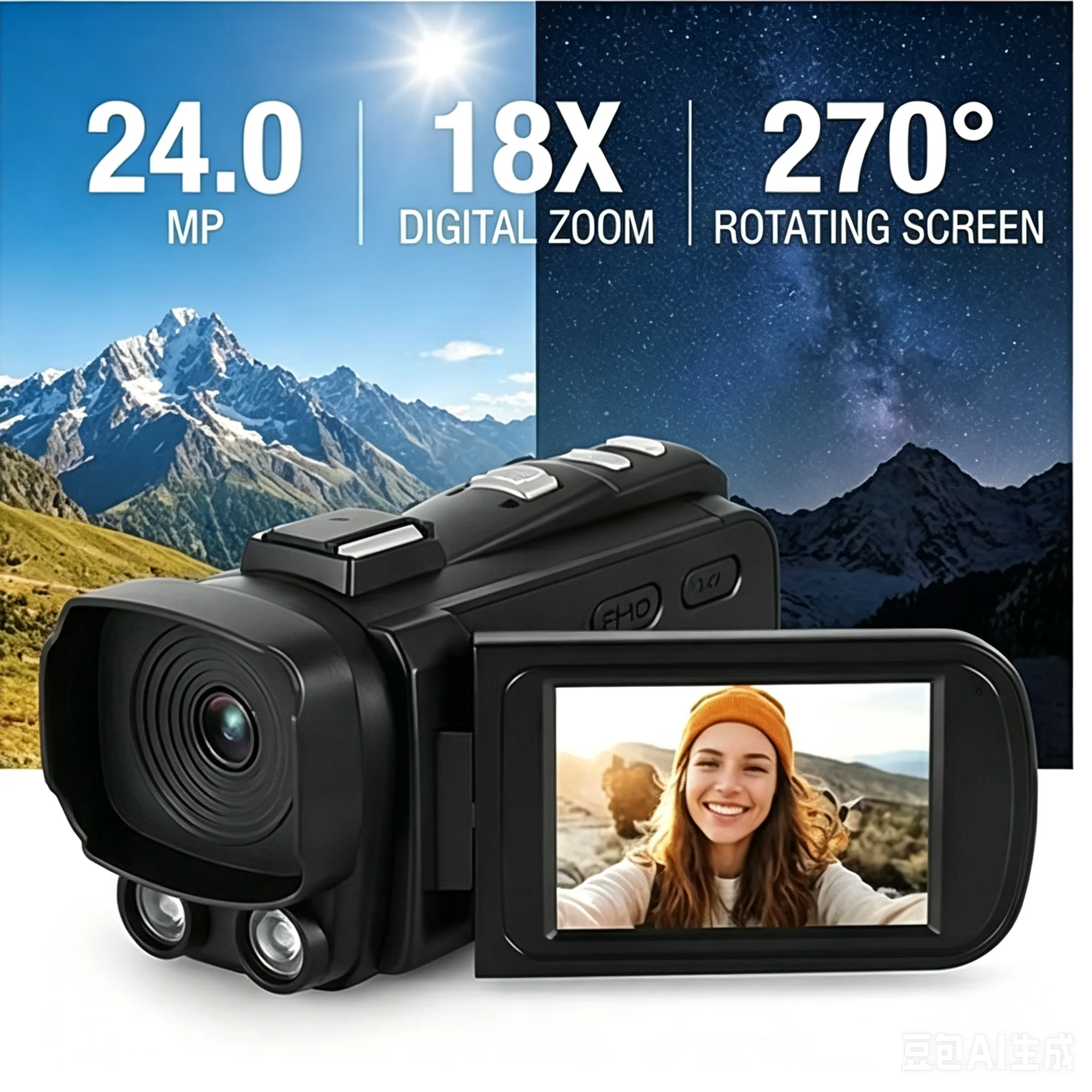 Caméra numérique Full HD 1080P - Electronic Gadgets For Home avis et prix