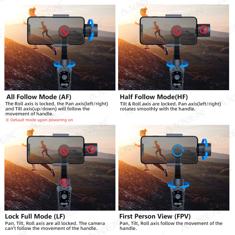 AXNEN Stabilisateur de smartph - Auto Tracking Tripod avis et prix